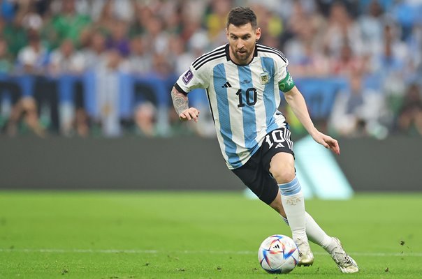 Lionel Messi Argentina v Mexico Group C World Cup Qatar 2022