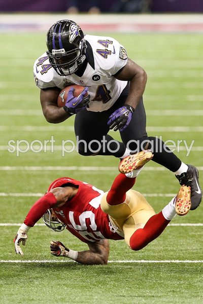 Vonta Leach Baltimore Ravens Super Bowl 2013