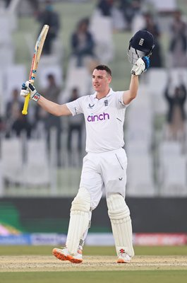 Harry Brook England first Test Century v Pakistan Rawalpindi 2022