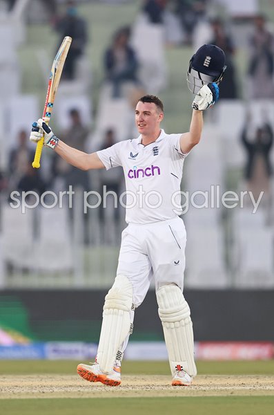 Harry Brook England first Test Century v Pakistan Rawalpindi 2022
