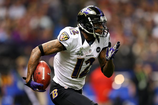 Jacoby Jones Baltimore Ravens 108 yard touchdown Super Bowl 2013