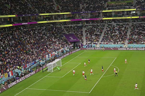 Kylian Mbappe France goal strike v Poland Last 16 World Cup Qatar 2022