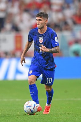 Christian Pulisic USA v England Group B World Cup Qatar 2022