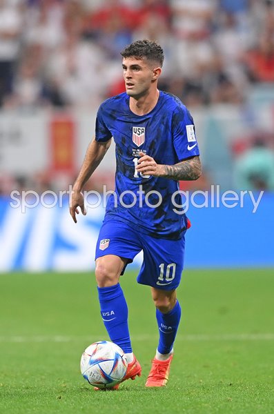 Christian Pulisic USA v England Group B World Cup Qatar 2022