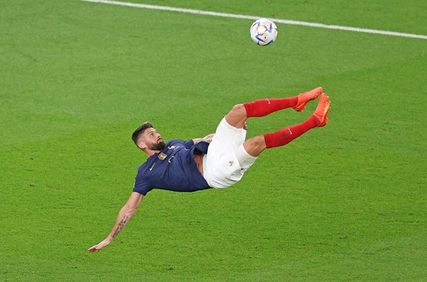 Olivier Giroud France v Poland Last 16 World Cup Qatar 2022