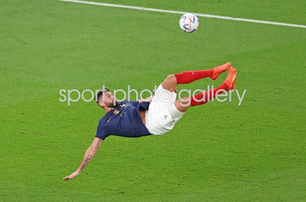 Olivier Giroud France v Poland Last 16 World Cup Qatar 2022
