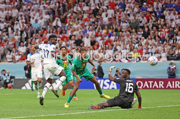 Bukayo Saka England scores v Senegal Last 16 World Cup Qatar 2022