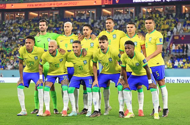 Brazil team v South Korea Last 16 World Cup Qatar 2022