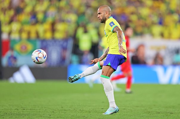 Dani Alves Brazil in control v South Korea World Cup Qatar 2022