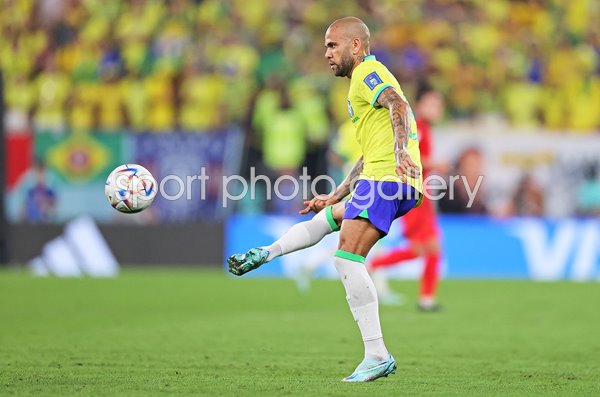 Dani Alves Brazil in control v South Korea World Cup Qatar 2022