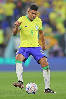 Casemiro Brazil v South Korea Last 16 World Cup Qatar 2022