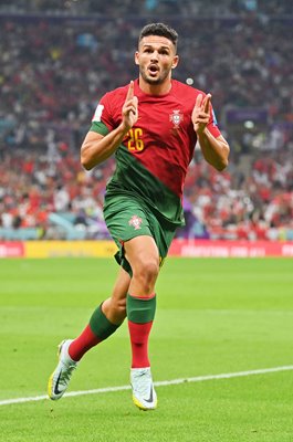 Goncalo Ramos Portugal scores v Switzerland Last 16 World Cup Qatar 2022