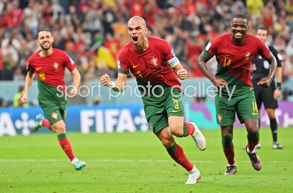 Pepe Portugal scores v Switzerland Last 16 World Cup Qatar 2022