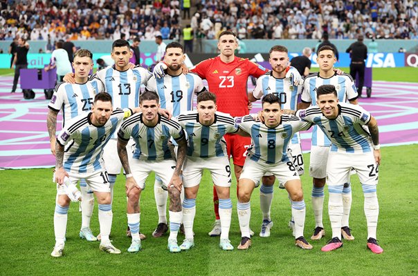 Argentina team v Netherlands Quarter Final World Cup Qatar 2022