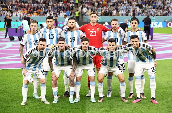 Argentina team v Netherlands Quarter Final World Cup Qatar 2022