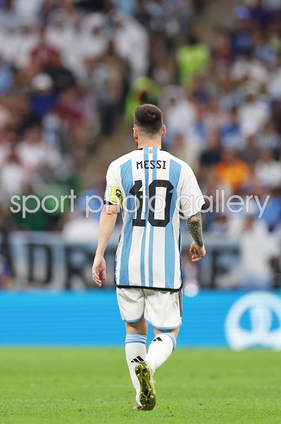 Lionel Messi Argentina v Netherlands Quarter Final World Cup 2022