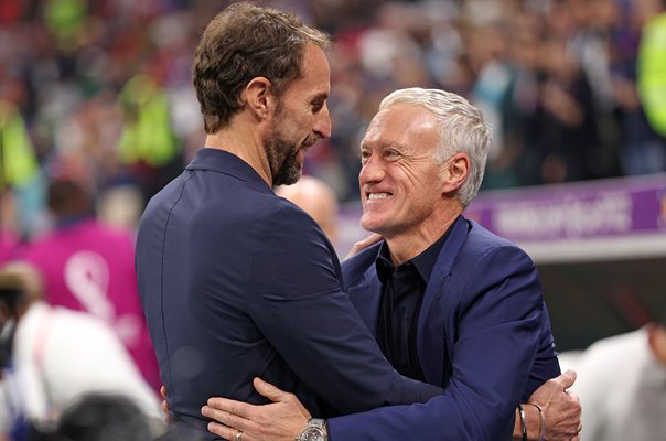 Gareth Southgate England v Didier Deschamps France Quarter Final World Cup 2022