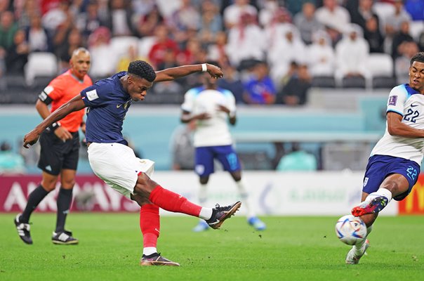 Aurelien Tchouameni France scores v England Quarter Final World Cup 2022