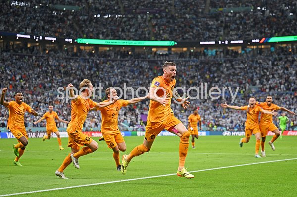 Wout Weghorst Netherlands scores v Argentina Quarter Final World Cup 2022