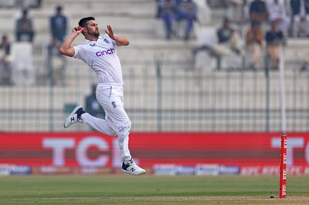 Mark Wood England fast bowler v Pakistan Multan Test 2022