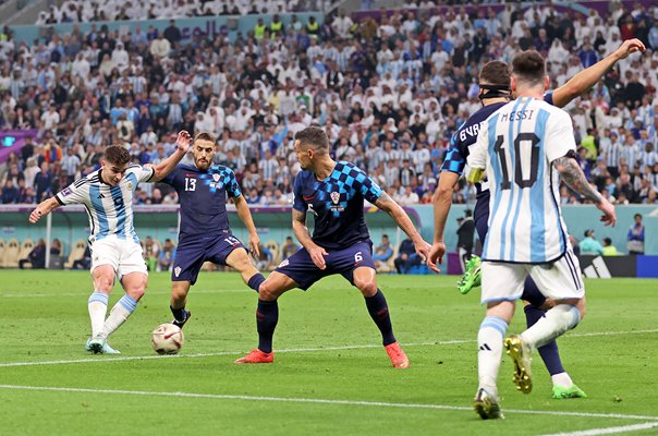 Julian Alvarez Argentina goal v Croatia Semi Final World Cup Qatar 2022