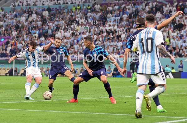 Julian Alvarez Argentina goal v Croatia Semi Final World Cup Qatar 2022