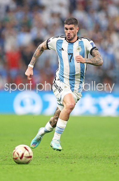 Rodrigo De Paul Argentina v Croatia Semi Final World Cup Qatar 2022