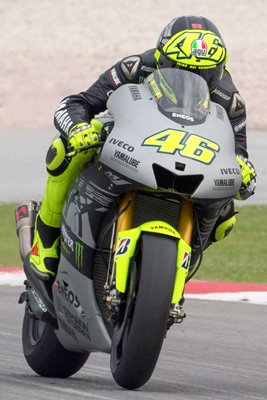 Valentino Rossi Testing in Sepang