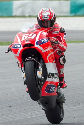 Nicky Hayden Tests in Sepang