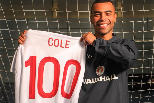 Ashley Cole wins 100th England Cap - Wembley 2013