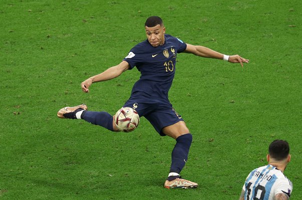 Kylian Mbappe France scores 2nd goal v Argentina World Cup Final 2022