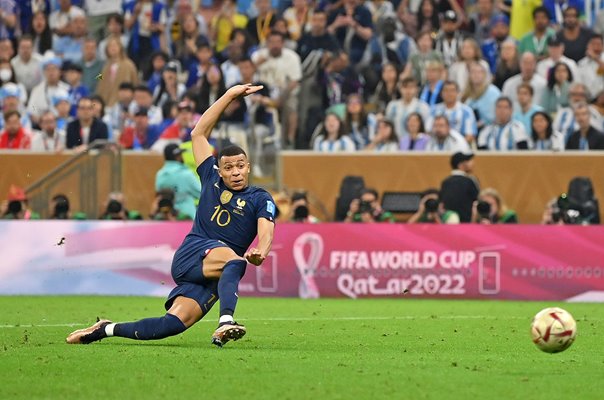 Kylian Mbappe France scores 2nd goal World Cup Final 2022