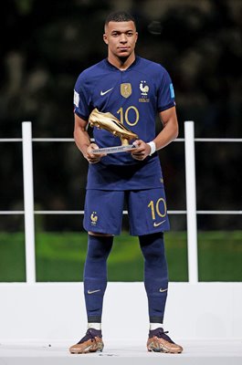 Kylian Mbappe France Golden Boot Winner World Cup Qatar 2022