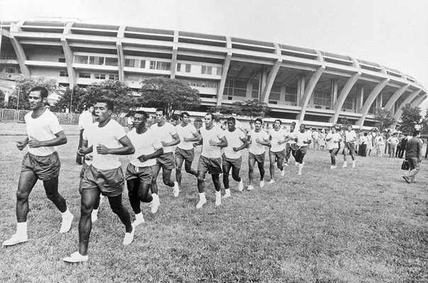 Pele & Brazil Training World Cup Mexico 1970