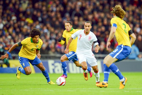 Thoe Walcott England v Brazil Wembley 2013