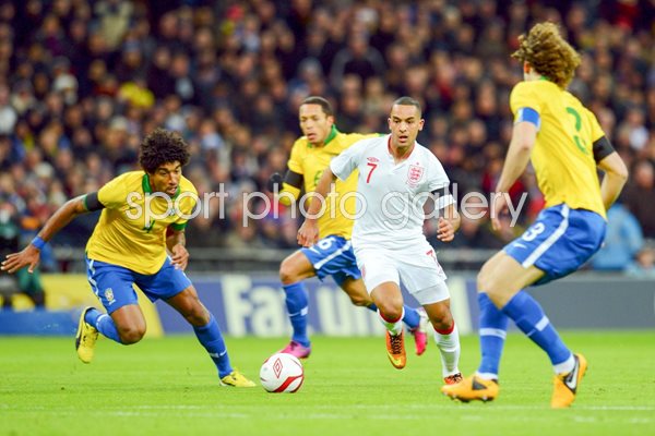Thoe Walcott England v Brazil Wembley 2013