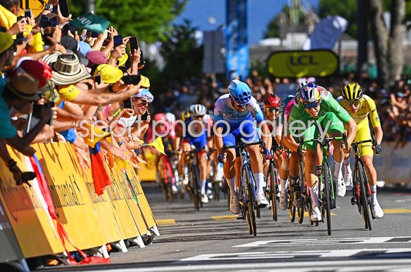 Wout Van Aert Belgium Sprint Stage 8 Tour de France 2022