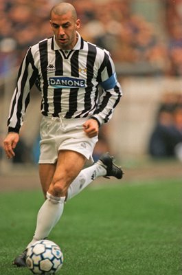 Gianluca Vialli Juventus v Inter Milan Serie A 1995