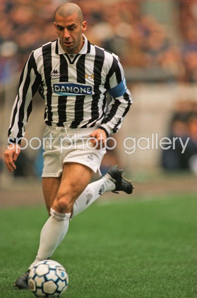 Gianluca Vialli Juventus v Inter Milan Serie A 1995
