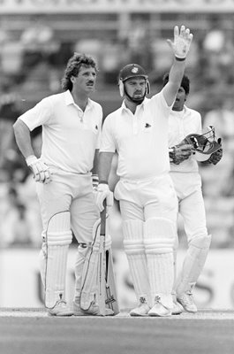 Ian Botham and Mike Gatting England v Pakistan Oval Test 1987