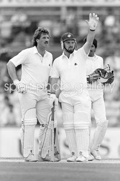 Ian Botham and Mike Gatting England v Pakistan Oval Test 1987
