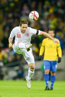 Frank Lampard England v Brazil Wembley 2013