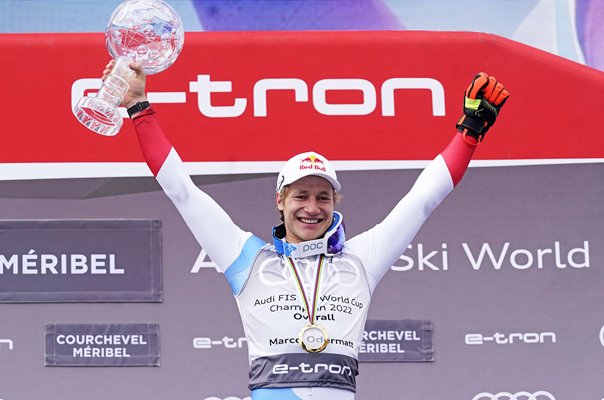 Marco Odermatt Switzerland World Cup Overall Globe Winner France 2022