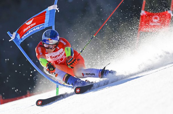 Marco Odermatt Switzerland Ski Star Giant Slalom World Cup Adelboden 2023