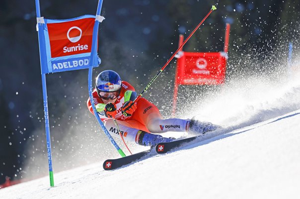 Marco Odermatt Switzerland Giant Slalom World Cup Skiing Adelboden 2023
