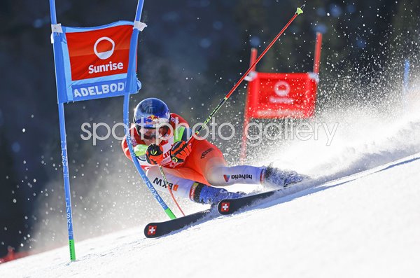 Marco Odermatt Switzerland Giant Slalom World Cup Skiing Adelboden 2023