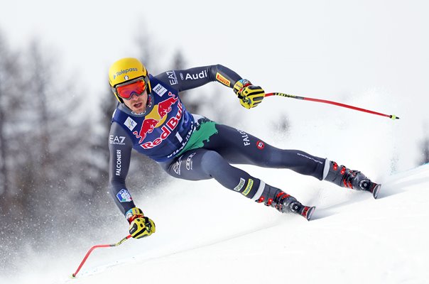 Mattia Casse Italy Ski World Cup Downhill Training Kitzbuehel Austria 2023