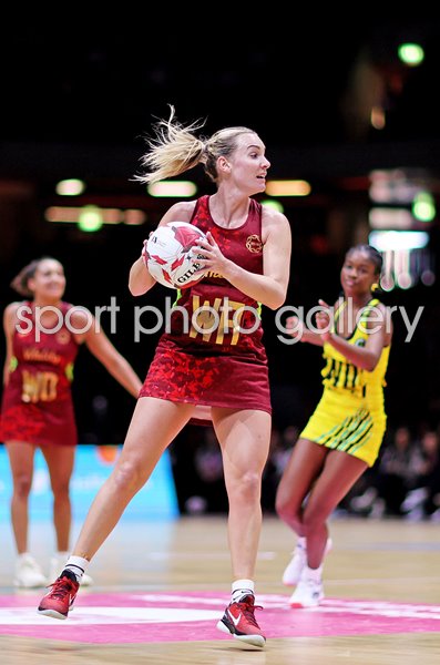 Natalie Metcalf England v Jamaica Netball International Series 2023