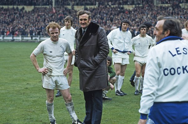 Billy Bremner & Leeds Manager Don Revie FAc Cup Final 1973