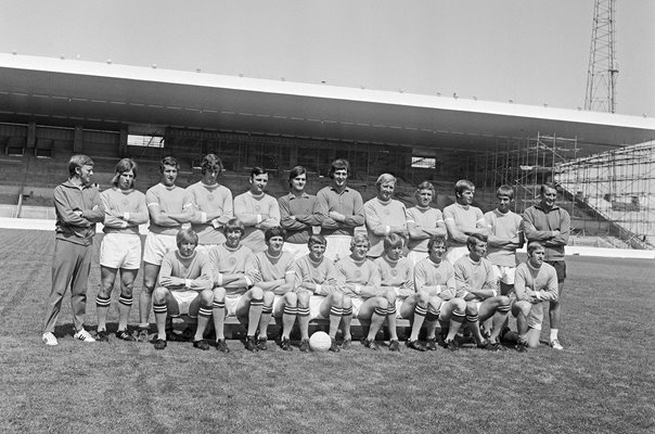 Manchester City Football Squad Maine Road 1971